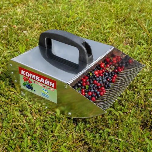 Large metal berry - large, picker